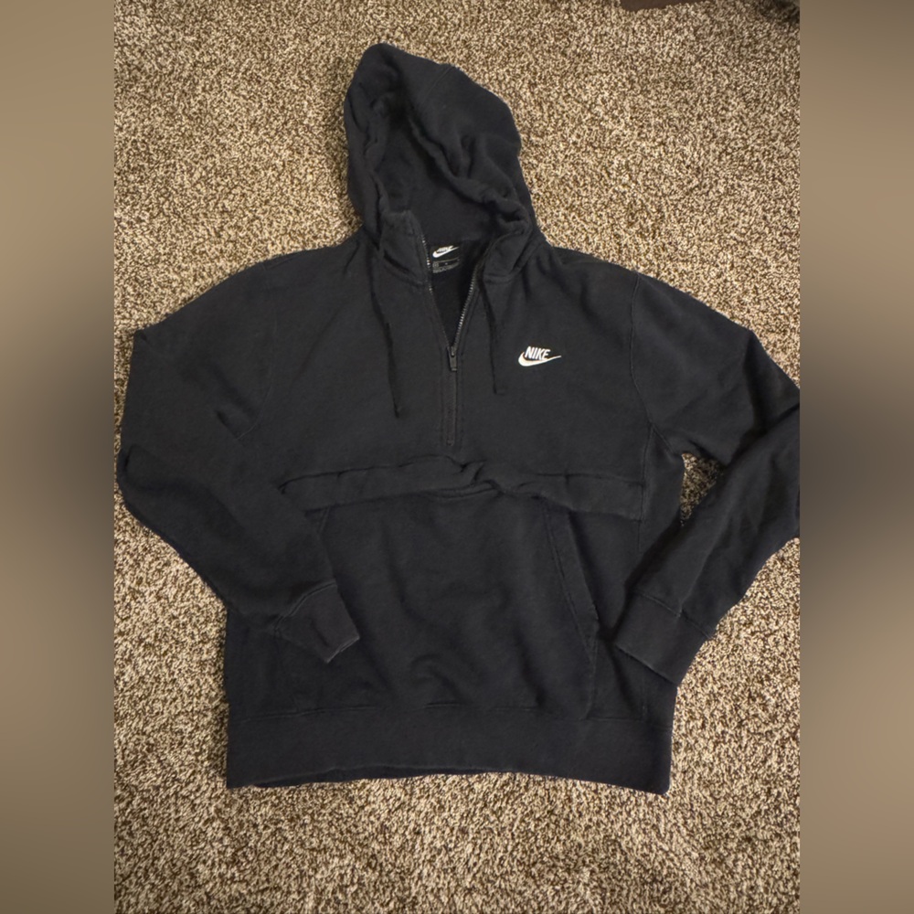 Nike Zip-Up Black Sweater